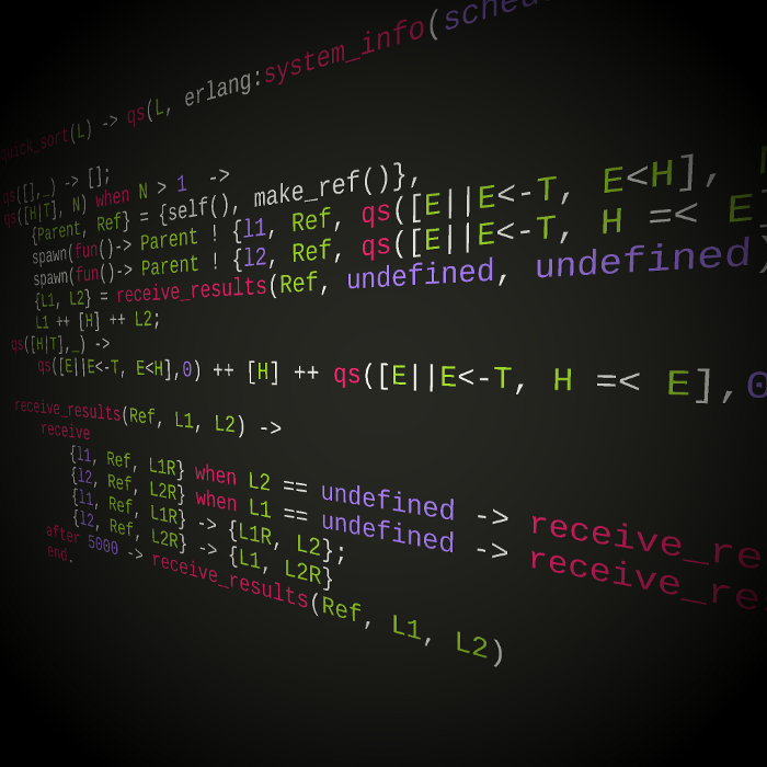 Erlang quicksort örneği